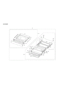 Drawer Assy parts for Samsung Gas Range NX60T8311SS/AA-00 from AppliancePartsPros.com