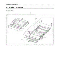 Drawer Assy parts for Samsung Gas Range NX60T8311SS/AA-02 from AppliancePartsPros.com