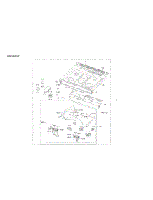 Cooktop Assy parts for Samsung Gas Range NX60T8511SS/AA-00 from AppliancePartsPros.com