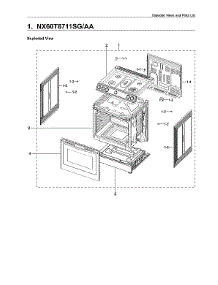 Main Assy parts for Samsung Gas Range NX60T8711SG/AA-00 from AppliancePartsPros.com