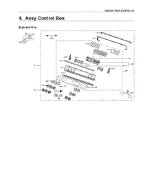 Control Box Assy parts for Samsung Gas Range NX60T8711SS/AA-00 from AppliancePartsPros.com