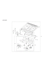 Cooktop Assy parts for Samsung Gas Range NX60T8751SS/AA-00 from AppliancePartsPros.com