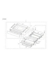 Drawer Assy parts for Samsung Gas Range NX60T8751SS/AA-00 from AppliancePartsPros.com