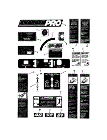 Decals parts for Snapper Rear-Engine Riding Mower NZM21523KWV (7800021) from AppliancePartsPros.com