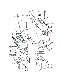 Fuel Tank (Series 2) parts for Snapper Rear-Engine Riding Mower NZMJ23522KH from AppliancePartsPros.com