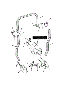Roll Bar Protective Structure parts for Snapper Rear-Engine Riding Mower NZMJ25613KH from AppliancePartsPros.com