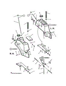 Fuel Tank parts for Snapper Rear-Engine Riding Mower NZMX32734BV from AppliancePartsPros.com