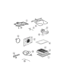 Elements / Accessories parts for  Electric Wall Oven OB24SDPX1-88487A from AppliancePartsPros.com