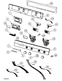 Control Panel parts for  Electric Wall Oven OB30DDEPX1-88491A from AppliancePartsPros.com