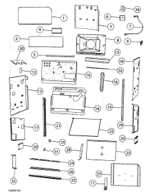 Chassis parts for  Electric Wall Oven OB30SDEPX1-88492A from AppliancePartsPros.com