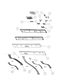 Control Panel Assembly parts for  Electric Wall Oven OD302 from AppliancePartsPros.com