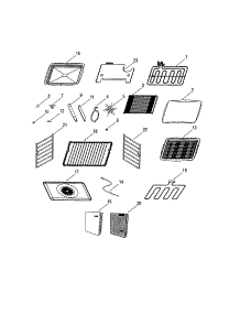 Elements & Accessories parts for  Electric Wall Oven OD302B from AppliancePartsPros.com