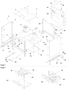 Cabinet parts for Amana Gas Range OEMA1-ARG7600L from AppliancePartsPros.com