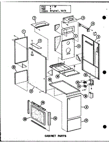 Cabinet Parts (Oh-85 / P96288-1F) (Oh-85-3 / P96288-2F) (Oh-100 / P96288-3F) (Oh-100-3 / P96288-4F) (Oh-125 / P96288-5F) (Oh-125-3 / P96288-6F) parts for Amana Furnace OH-100/P96288-3F from AppliancePartsPros.com