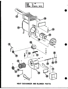 Heat Exchanger And Blower Parts (Ol-100 / P96289-1F) (Ol-100-3 / P96289-2F) (Ol-125 / P96289-3F) (Ol-125-3 / P96289-4F) (Ol-150 / P96289-5F) (Ol-150-4 / P96289-6F) (Ol-200 / P96318-1F) (Ol-250 / P96318-2F) parts for Amana Furnace OH-100/P96288-3F from AppliancePartsPros.com
