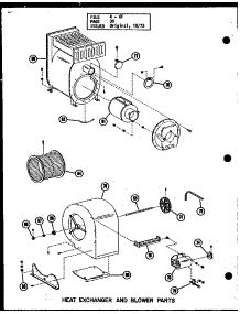 Heat Exchanger And Blower Parts (Oc-100 / P96290-1F) parts for Amana Furnace OH-100/P96288-3F from AppliancePartsPros.com