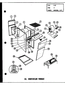 Oil Counterflow Furnace (Oc-100 / P96235-1F) (Oc-100-3 / P96235-2F) (Oc-125 / P96235-3F) (Oc-125-4 / P96235-4F) parts for Amana Furnace OH-85-3/P96236-2F from AppliancePartsPros.com