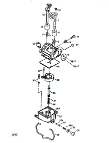Carburetor 640065 (71 / 143) parts for Tecumseh Lawn & Garden Engine OHV130-206844C from AppliancePartsPros.com