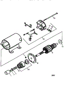 Electric Starter 36914 (71 / 143) parts for Tecumseh Lawn & Garden Engine OHV130-206844C from AppliancePartsPros.com