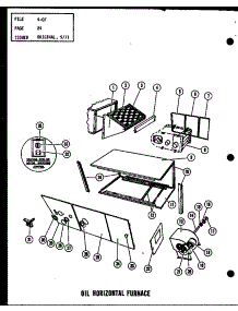 Oil Horizontal Furnace (Os-100 / P96237-1F) (Os-100-3 / P96237-2F) (Os-125 / P96237-3F) (Os-125-4 / P96237-4F) parts for Amana Furnace OL-100/P96234-1F from AppliancePartsPros.com