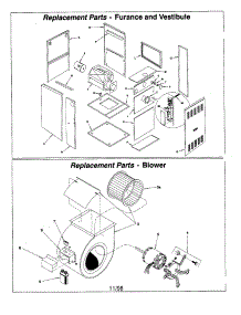 Replacement Parts-Furnace / Vestibule / Blower parts for Icp Furnace OML125B20B1 from AppliancePartsPros.com