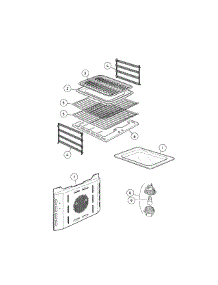 Elements & Accessories parts for  Gas Range OR24SDMBGX2-88654-A from AppliancePartsPros.com
