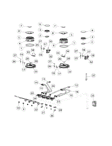 Gas Components parts for  Range OR30SDBMX1-88662-A from AppliancePartsPros.com