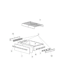 Drawer parts for  Range OR30SDPWGX1-88659-A from AppliancePartsPros.com