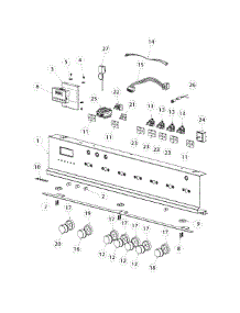 Control Panel parts for  Range OR30SDPWIX1-88660-A from AppliancePartsPros.com