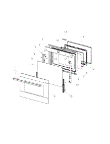 Door parts for  Range OR30SDPWSX1-88661-A from AppliancePartsPros.com