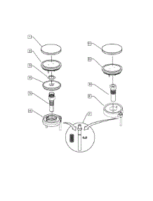 Burner Assy parts for  Gas Range OR30SLDGX1-70874-A from AppliancePartsPros.com