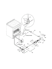 Lower Gas Train parts for  Gas Range OR30SLDGX1-70874-A from AppliancePartsPros.com