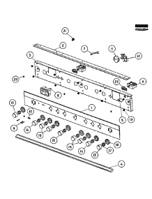 Control Panel / Components parts for  Gas Range OR36LDBGX1-88483A from AppliancePartsPros.com