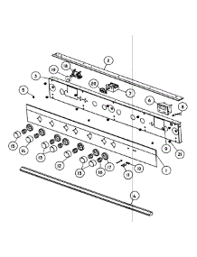 Control Panel / Components parts for  Gas Range OR36SDBGX1-88482A from AppliancePartsPros.com