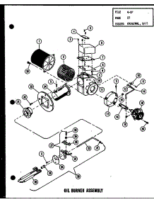 Oil Burner Assembly (Os-100 / P96237-1F) (Os-100-3 / P96237-2F) (Os-125 / P96237-3F) (Os-125-4 / P96237-4F) parts for Amana Furnace OS-125-4/P96237-4F from AppliancePartsPros.com