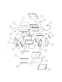 Chassis Assembly parts for  Electric Wall Oven OS302A from AppliancePartsPros.com