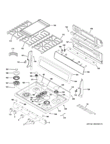 Control Panel & Cooktop parts for Ge Range P2B940SEJ6SS from AppliancePartsPros.com