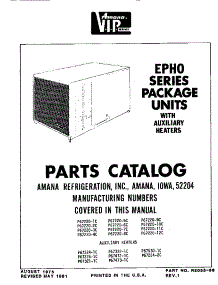 Front Cover parts for Amana Furnace P67472-1C from AppliancePartsPros.com