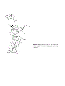 Chute / Deflector parts for Husqvarna Gas Snowblower PA10530ES (96192008900) from AppliancePartsPros.com