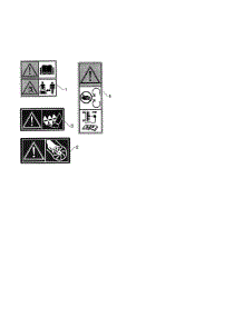 Decals parts for Poulan Gas Snowblower PA5524 (96192008700) from AppliancePartsPros.com
