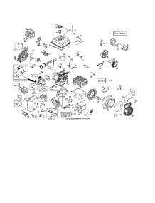 Complete Engine - 585742603 parts for Poulan Gas Snowblower PA5524 (96192008700) from AppliancePartsPros.com