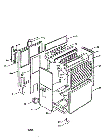 Unit parts for Delonghi Room Air Conditioner PACASR from AppliancePartsPros.com