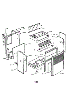 Unit parts for Delonghi Room Air Conditioner PACGSR from AppliancePartsPros.com