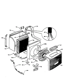 Fan parts for Delonghi Room Air Conditioner PACGSR from AppliancePartsPros.com