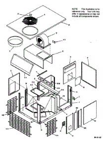 Outside Cabinet parts for Icp Heating Cooling Combined Unit PAK042K000A from AppliancePartsPros.com