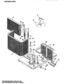 Functional Replacement Parts parts for Icp Heating Cooling Combined Unit PAMD75HB from AppliancePartsPros.com