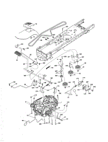 Drive parts for Poulan Front-Engine Lawn Tractor PB175A46 (96042015300) from AppliancePartsPros.com