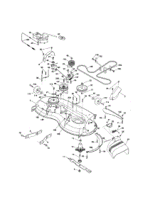 Mower Deck parts for Poulan Front-Engine Lawn Tractor PB175A46 (96042015300) from AppliancePartsPros.com
