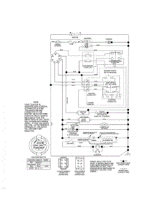 Schematic Diagram parts for Poulan Front-Engine Lawn Tractor PB175A46 (96042015300) from AppliancePartsPros.com