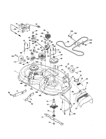 Mower Deck parts for Poulan Riding Mower & Tractor PB185A42-96042016600 from AppliancePartsPros.com